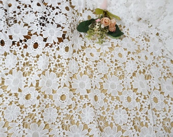 Guipure Lace Fabric - Etsy