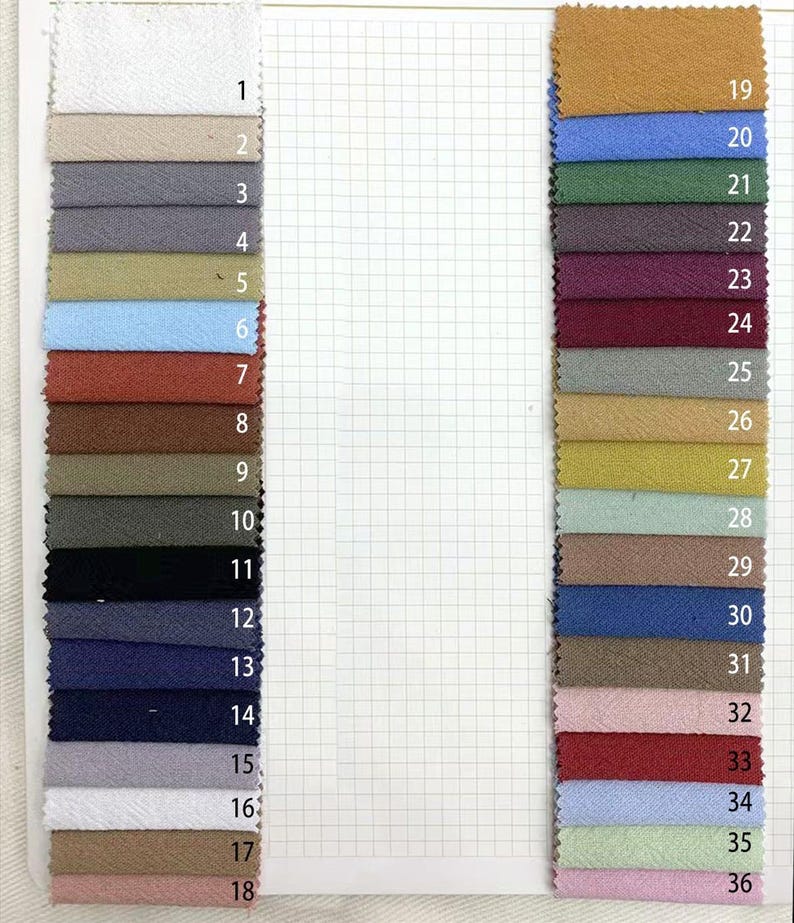 Plain Color Little Crinkled Cotton Fabric for Dress, Tops, Crafts ...