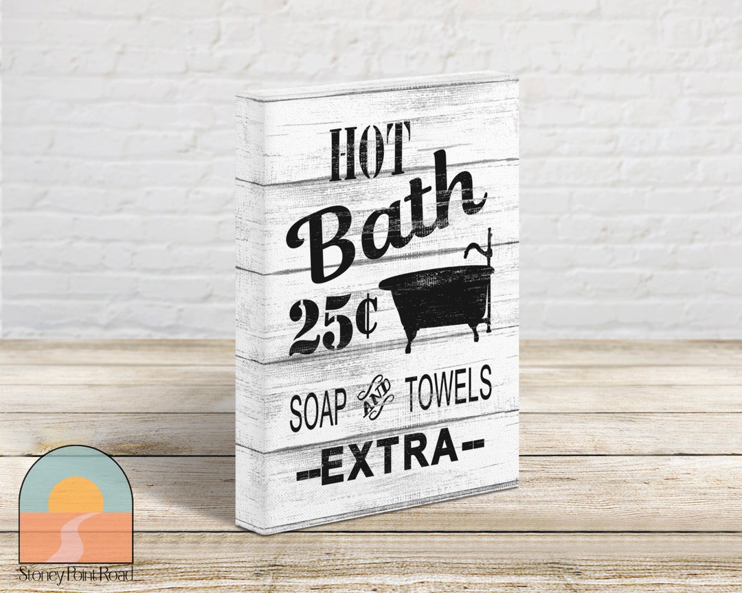 Bathroom Wall Decor | Farmhouse Decor | Wall Art | Rustic Home Decor