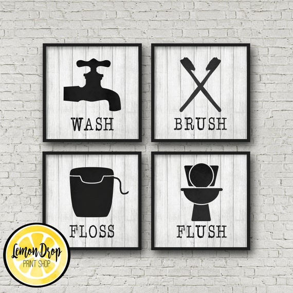 Bathroom Wall Decor Farmhouse