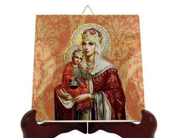 Religious icons - Virgin Mary - Theotokos - Mother of God - devotionals - russian orthodox icon - faith - holy art - religious gifts