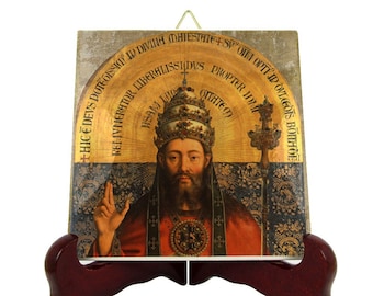 Christ the King - religious gifts - christian icon on tile - Catholic art - Jesus King - Christ King - catholic gifts - religious art - pray