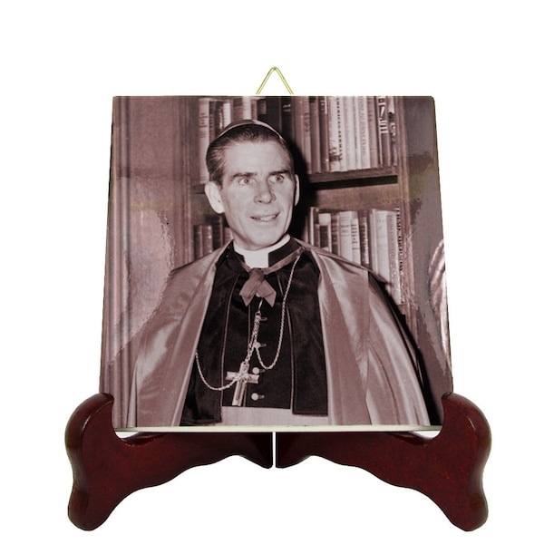 Venerable Fulton John Sheen - icon on ceramic tile - catholic saints serie - Fulton Sheen - saints art - catholic saint - patron saint