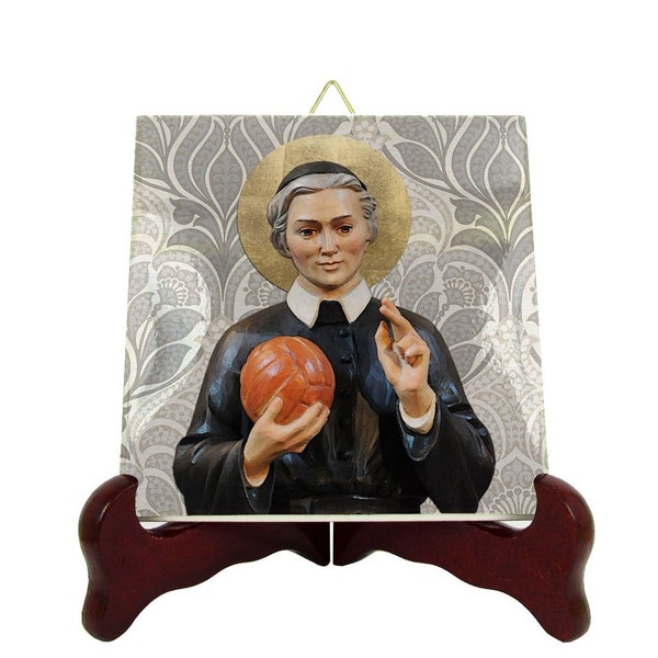 Catholic Saints serie - Saint Luigi Scrosoppi - icon on tile - St Luigi Scrosoppi - Saints Art - Confirmation gift - Communion gift