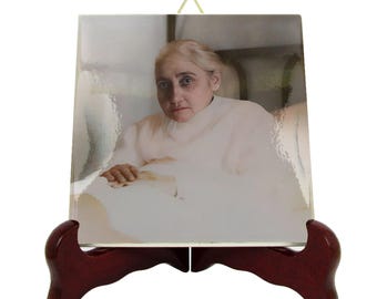 Luisa Piccarreta Icon Tile: Servant of God, Italian Mystic Art