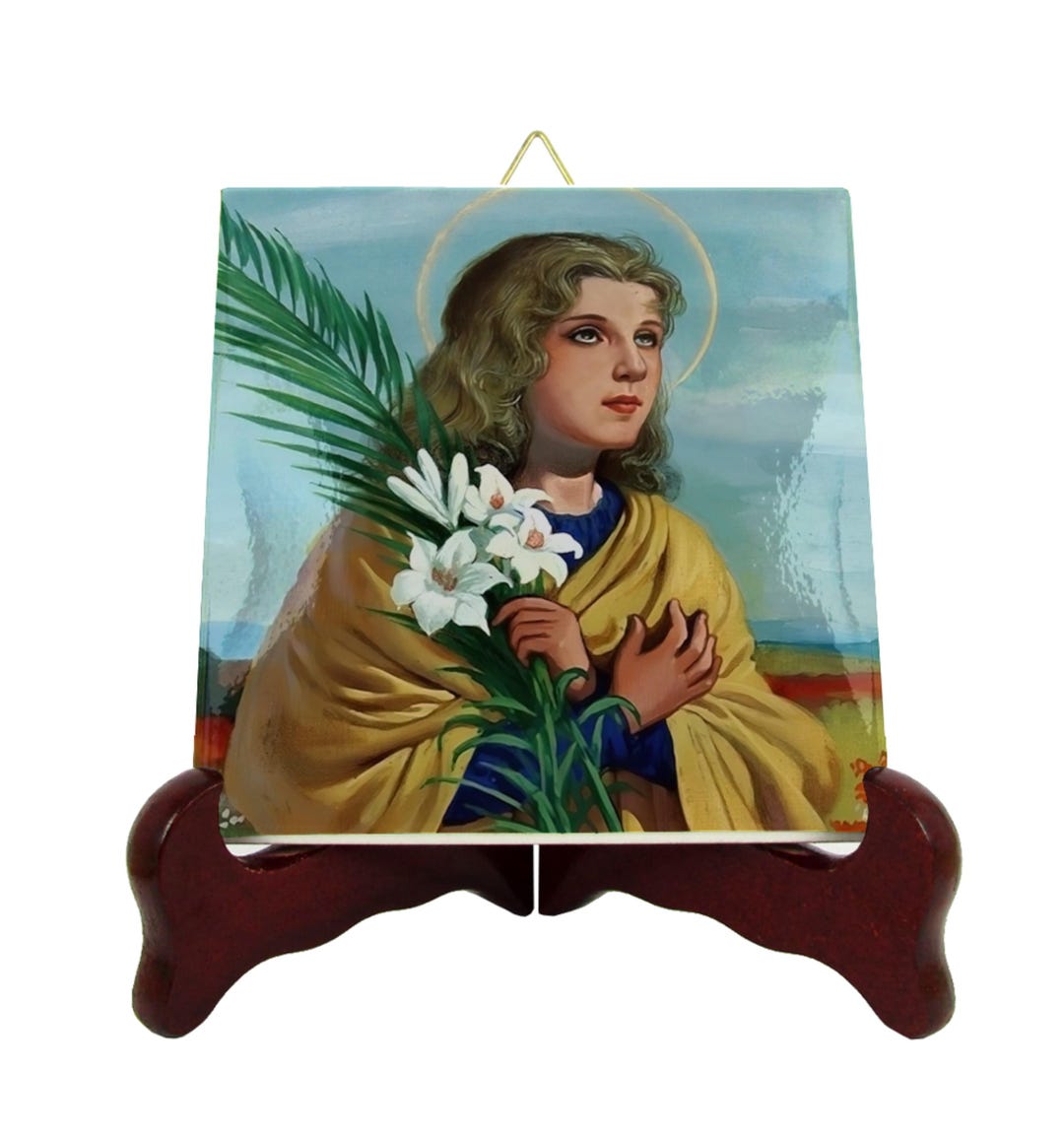 St Maria Goretti - Religious Icon on Tile - Catholic Saint - Saint ...