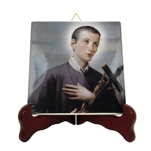 St Gerard Majella - Saint Gerard - icon on tile - catholic saints - patron saint mothers and children - San Gerardo - saints art