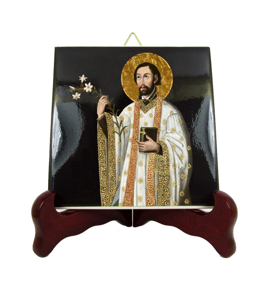 St Francis Xavier Icon: Catholic Saint Art on Ceramic Tile - Etsy
