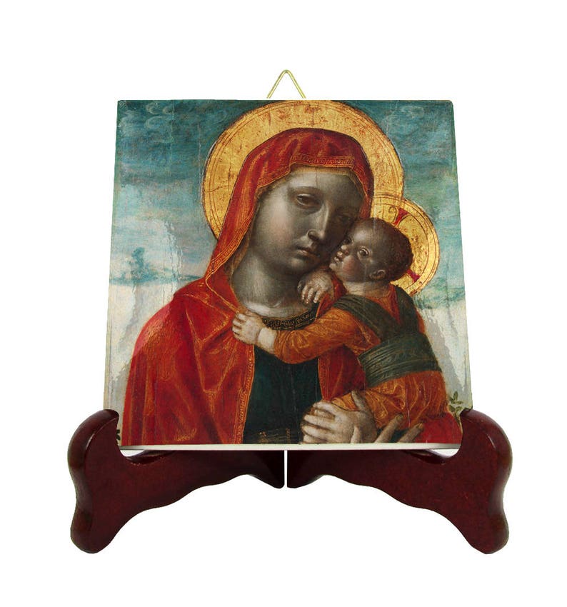 Religious decor  Madonna and Child icon  from a religious image 0