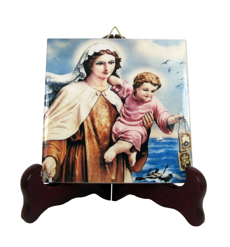 Our Lady Star of the Sea Stella Maris religious icon on image 0