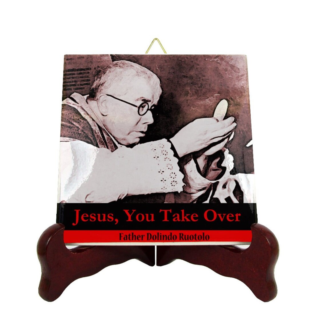 Don Dolindo Ruotolo - Father Dolindo - Religious Icon on Ceramic Tile ...