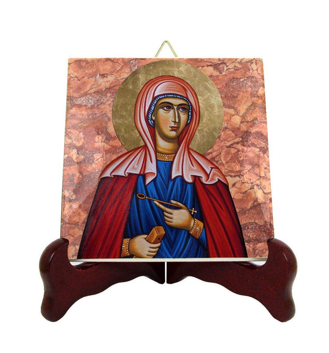 Catholic Saints Serie Saint Hermione of Ephesus Icon on Etsy