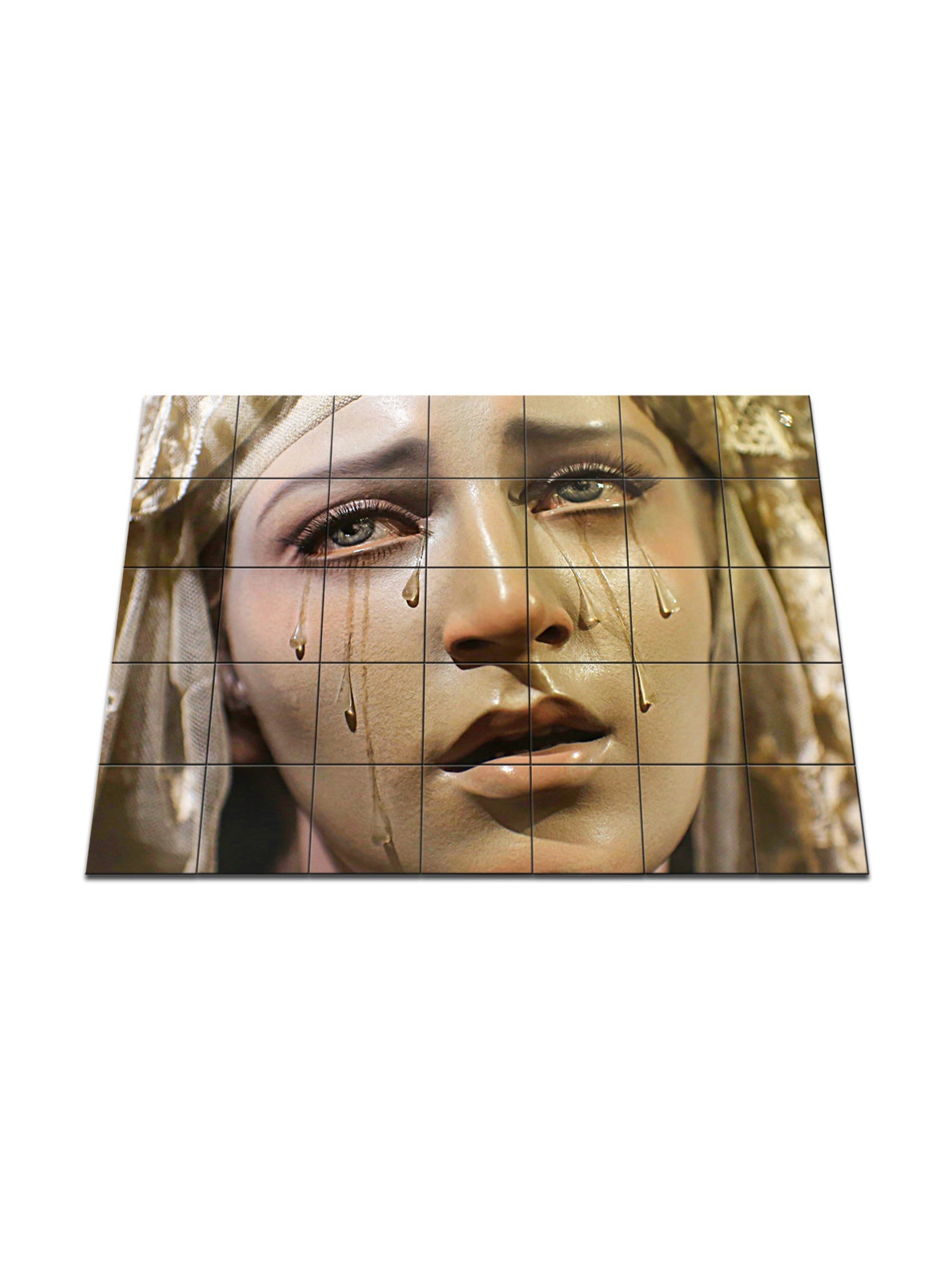 Catholic Wall Art the Virgin of Sorrows of Seville Tile Etsy