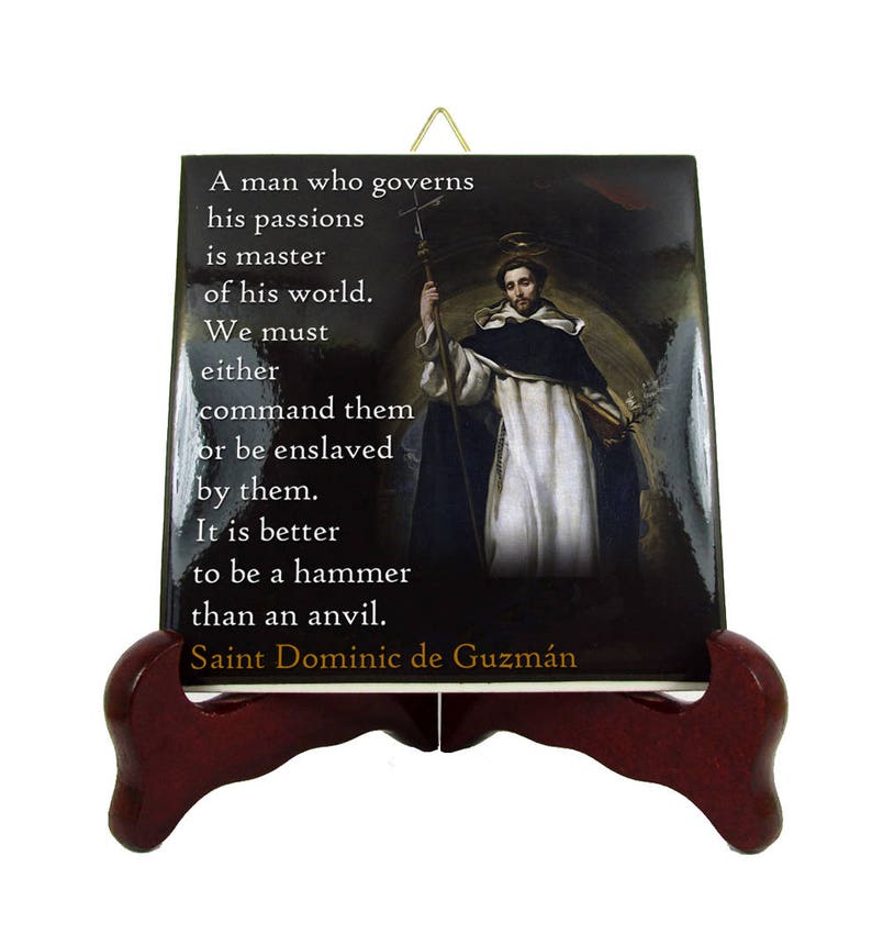 Catholic Saints Quotes St Dominic de Guzmán icon on | Etsy