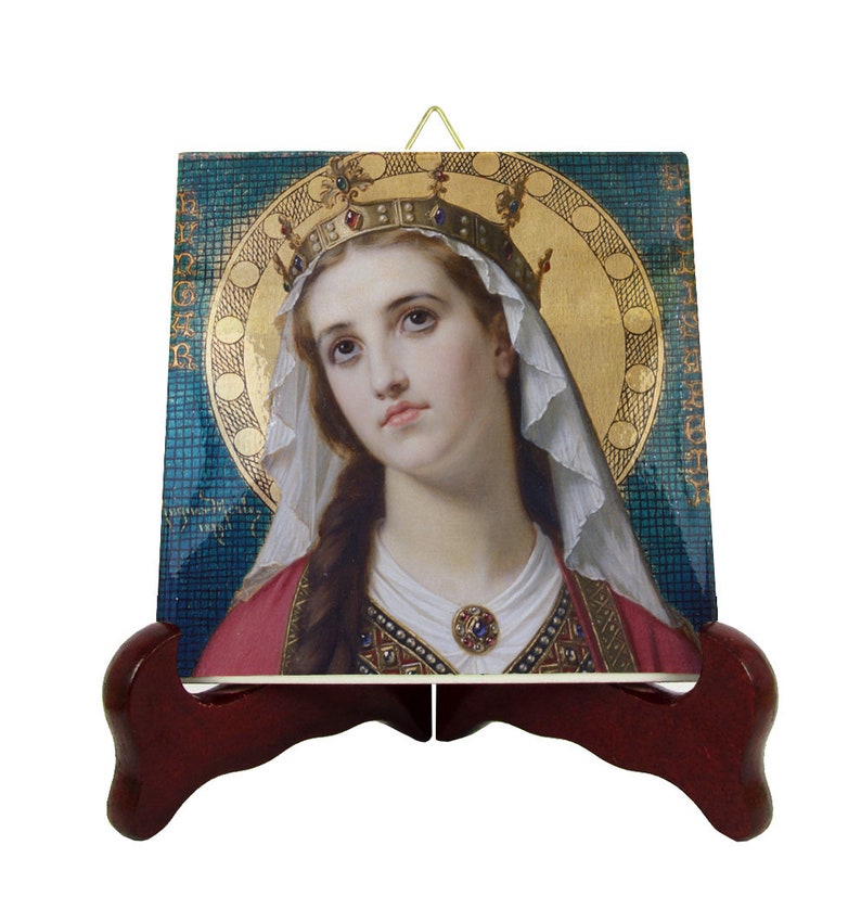 Catholic Saints serie  Saint Elizabeth of Hungary  icon on image 0