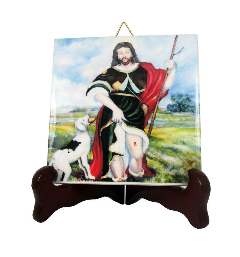 Saint Roch of Montpellier catholic saints serie catholic Etsy Italia