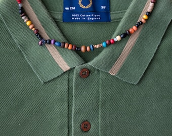 Damon Albarn's 90s Wooden Beaded Necklace