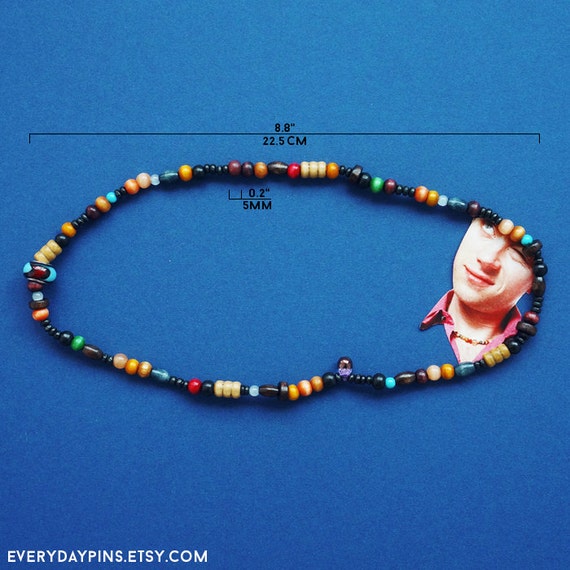 Damon Albarn s 90s Wooden Beaded Necklace Etsy