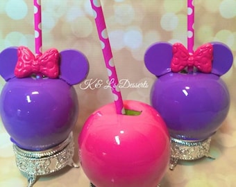 Mouse Ears Candy apple tutorial