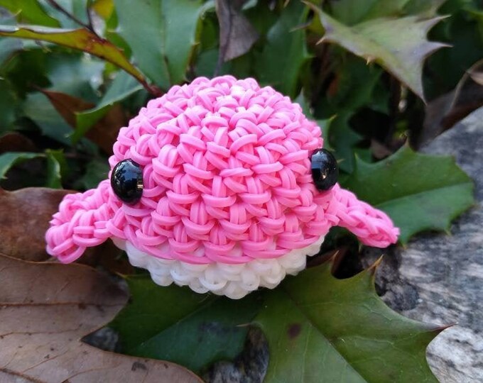 Baby Whale / Narwhal Rubber Band Figure Rainbow Loom Plush Etsy