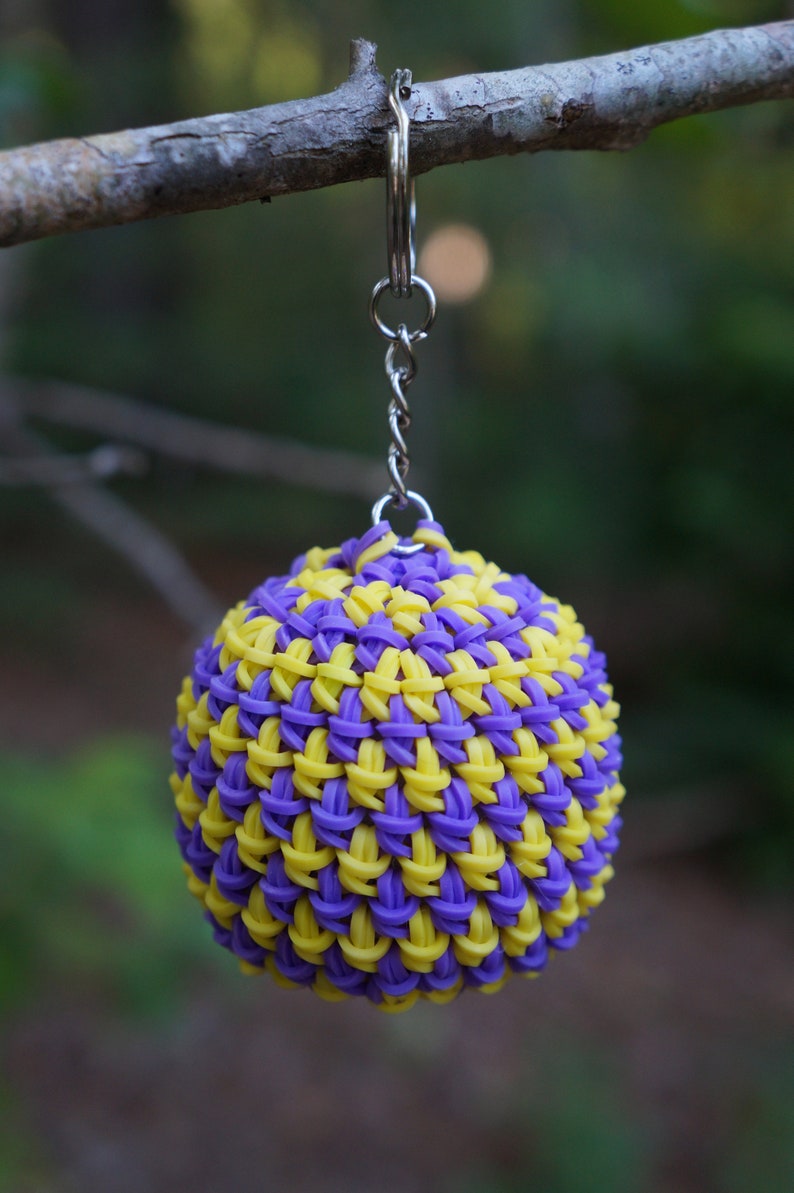 Stress Ball Rainbow Loom Rubber Band Stress Reliever Fidget Etsy