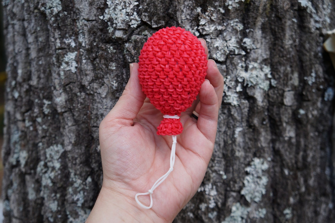 Balloon Rubber Band Figure Rainbow Loom Loomigurumi Cute Etsy