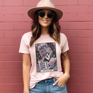 Funny The Reader Tarot Card Shirt for Women, Custom Shirts for Women, Personalized Shirts for Women, Gift for Mom, #5117