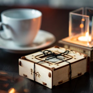 Miniature Tabletop Fireplace Kit Build & S'more image 2