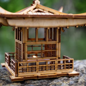 Japanese Pagoda Lantern A Mini 3D Kit LED Tea Light Candle Holder To Get Peace, Love, and Zen Back Into Your Busy Life zdjęcie 6