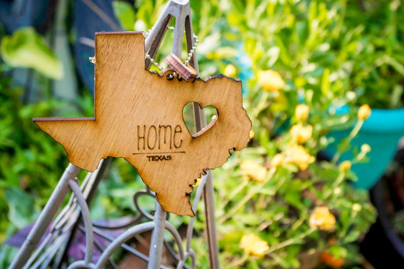 All US State Ornaments. Heart & Home. Show love for the place that stole your heart with these Ornaments, Keychains, and tokens of love Texas