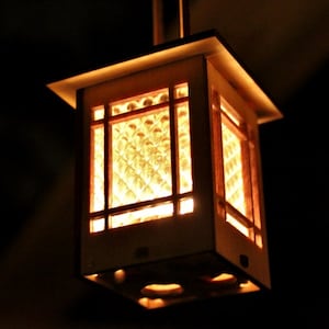 Craftsman Bungalow Luminaires. String Light lanterns give off warm light while hanging or resting on a table. DIY kits you snap together image 5