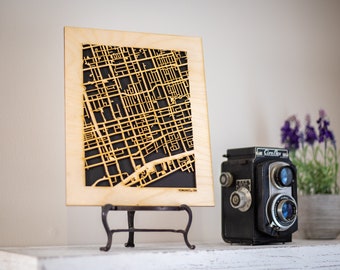 50+ Well-Traveled World Destination City Street Maps. 8x10 and 16x20 Wood Cutouts. Places like: Sydney, Tokyo, Paris, plus Many More!