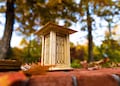 Prairie Style Lantern: Wooden 3D Puzzle DIY Kit