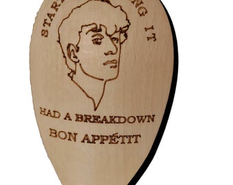James Acaster Started Making It Had A Breakdown Bon Appetit Wooden Baking Cooking Spoon Beech Wood Bake Fan Gift Baker Xmas Present UK