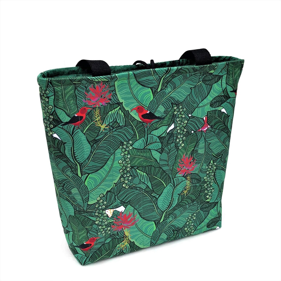 Tropical Bags and Purses Quilted Padded Tote Bag Cloth Etsy