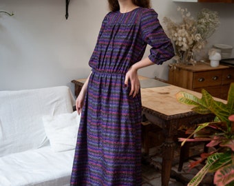 Fantastic Vintage Dress / 80s dress / Long Dress