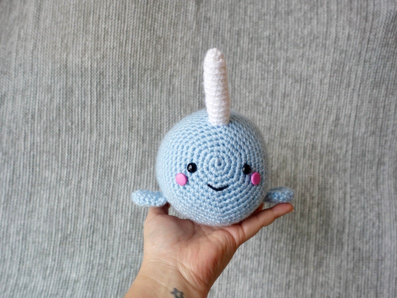 Pattern: Chubby Narwhal/Whale Digital PDF File image 2