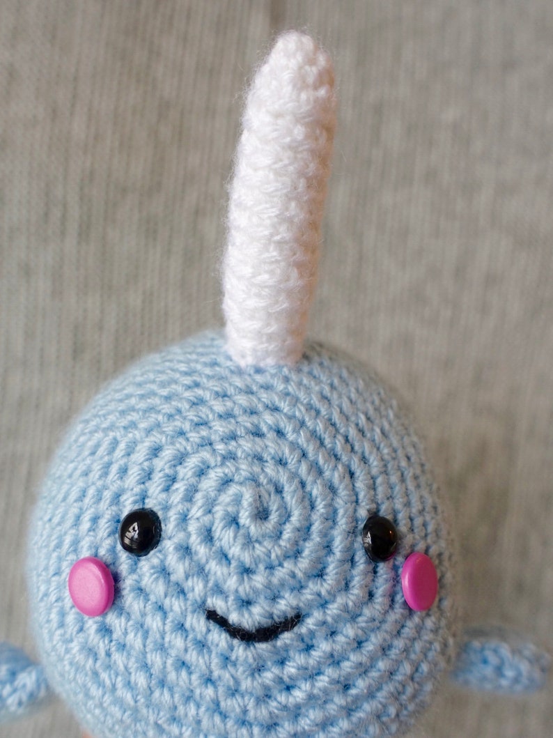 Pattern: Chubby Narwhal/Whale Digital PDF File image 7