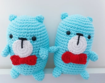 Pattern: Blue Bear Amigurumi (Digital PDF File)