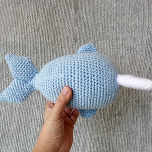 Pattern: Chubby Narwhal/Whale Digital PDF File image 4