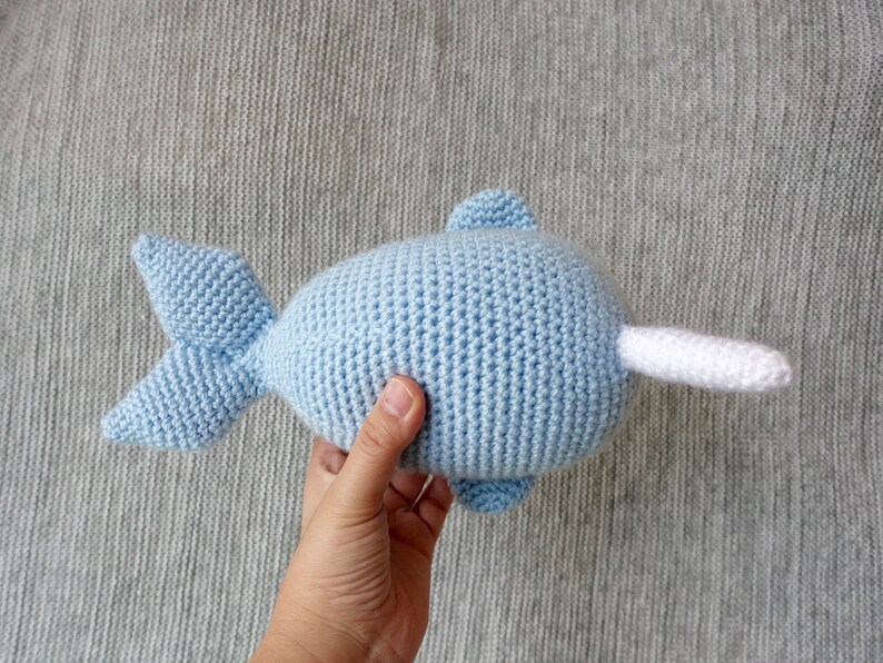 Pattern: Chubby Narwhal/Whale Digital PDF File image 4