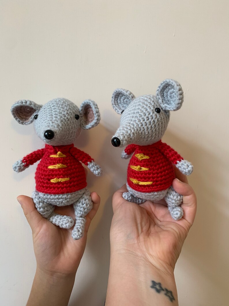 Pattern: Year of the Rat Amigurumi Digital PDF File image 2