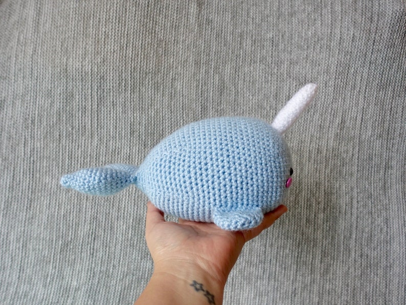 Pattern: Chubby Narwhal/Whale Digital PDF File image 3