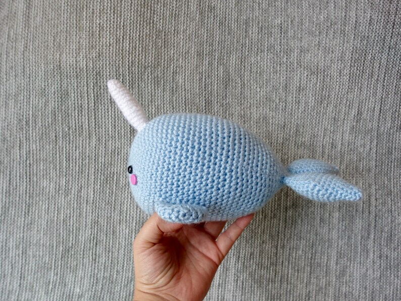 Pattern: Chubby Narwhal/Whale Digital PDF File image 5