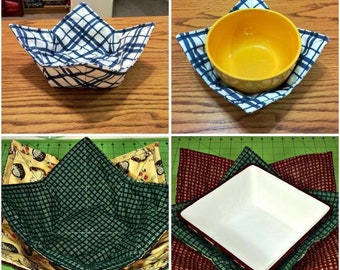 PDF Pattern/Tutorial Microwave Cozy, Combo Pack, Reg + Med/Lrg Sizes, Instant Download,  Kitchen Decor, Instructions