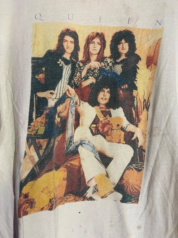 Rare Vintage 70's Queen T Shirt // 1978 Tour Tee — Hellhound Vintage