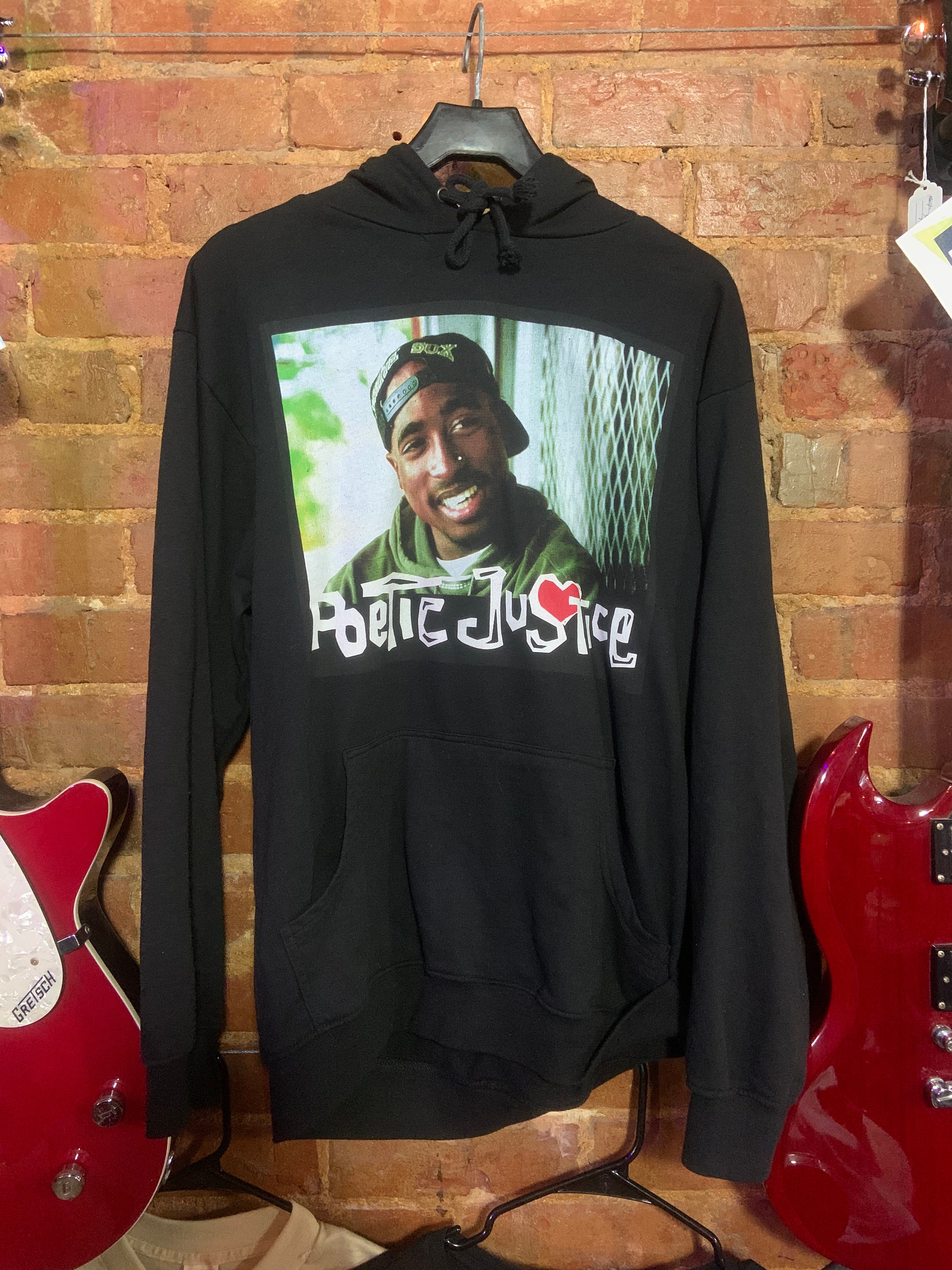 Poetic Justice Graphic Tie-Dye Hoodie | rededuct.com