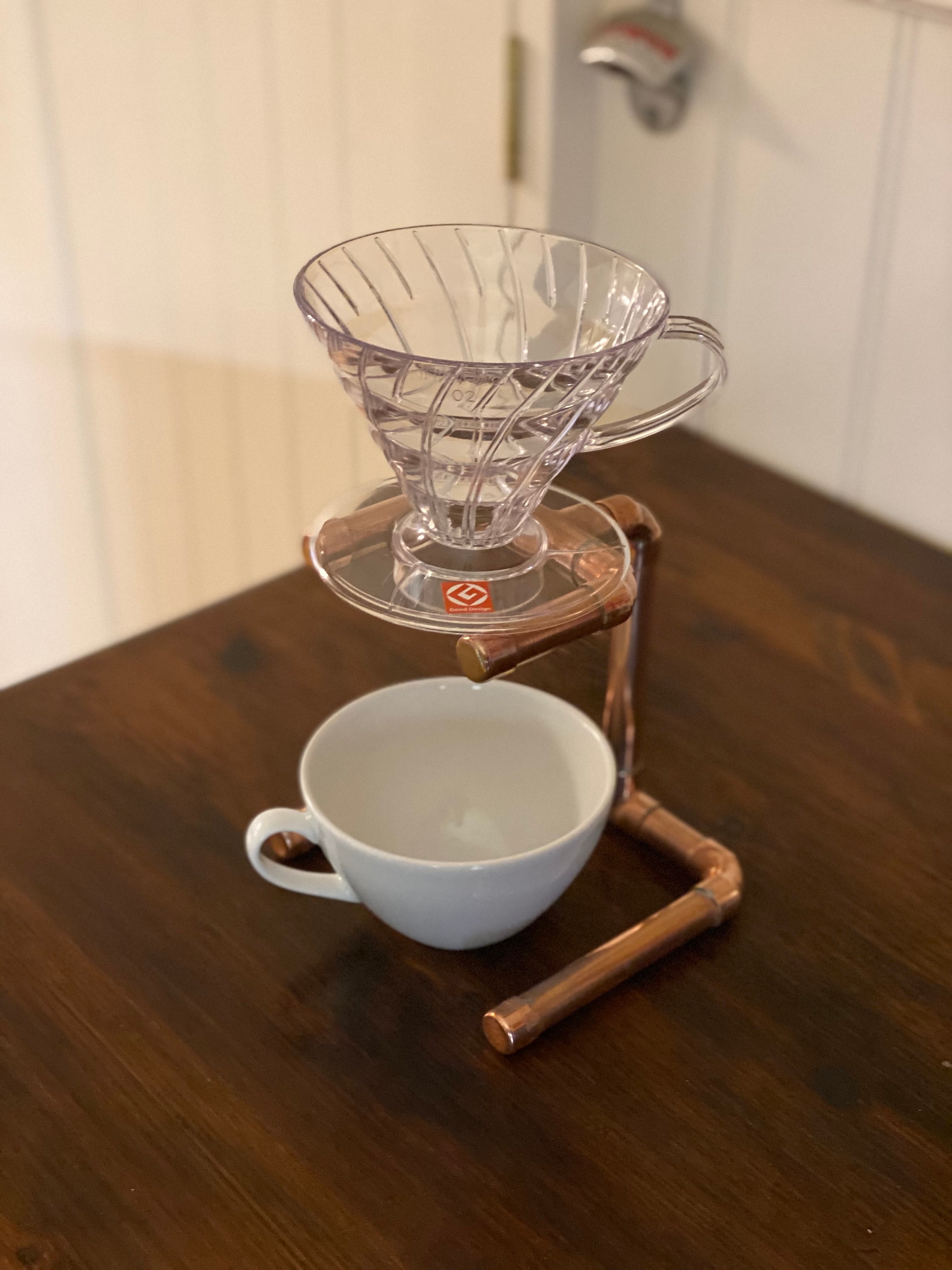 Pour Over Coffee Stand Including Hario V60 Coffee Dripper Etsy