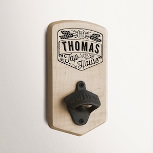 Custom Wall Mounted Bottle Opener - Azacca