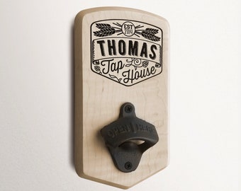 Custom Wall Mounted Bottle Opener - Azacca
